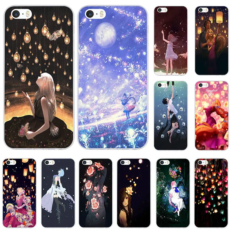 Coque Обложка мягкая силиконовые чехлы для телефона из ТПУ iPhone X 8 7 6 S плюс 5 5S SE 5C 4S 4