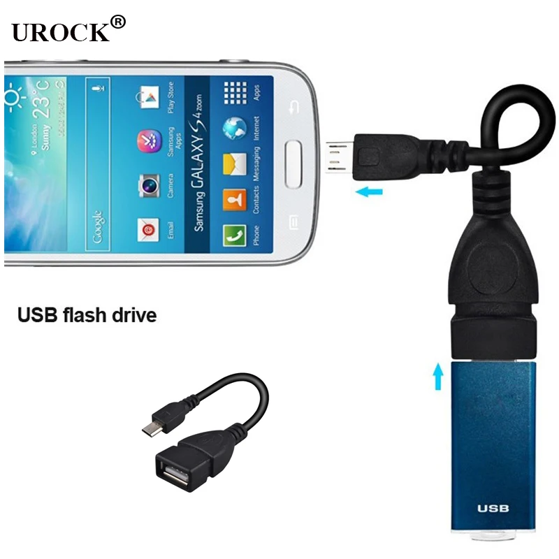 UROCK Micro USB Мужской хост разъемом типа мама кабель для Samsung HTC Android JLRJ88 in мобильный