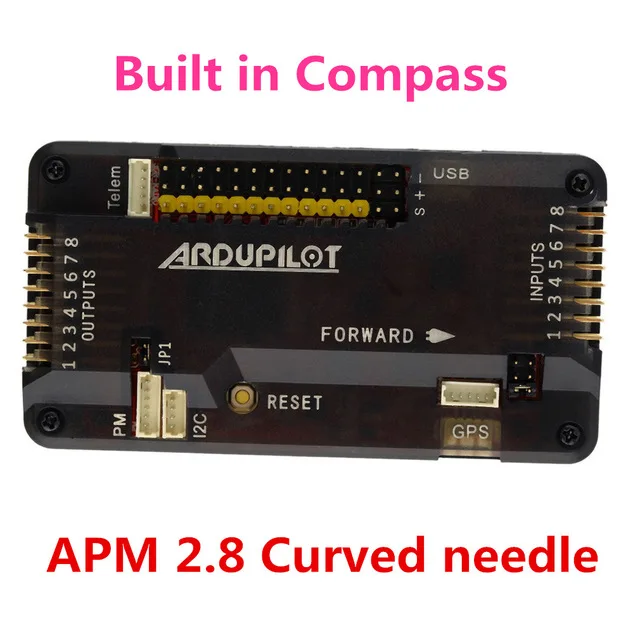 1 шт. APM2.8 APM 2,8 Мультикоптер Контроллер полета 2,5 2,6 Модернизированный встроенный компас прямой контакт с чехлом для RC квадрокоптера - Цвет: Compass Curved
