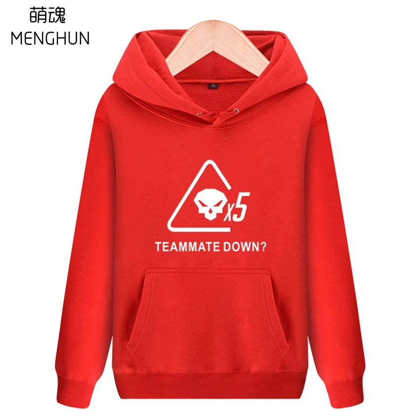 Толстовки с капюшоном OW fans пуховые толстовки Reaper зимний осенний толстый костюм