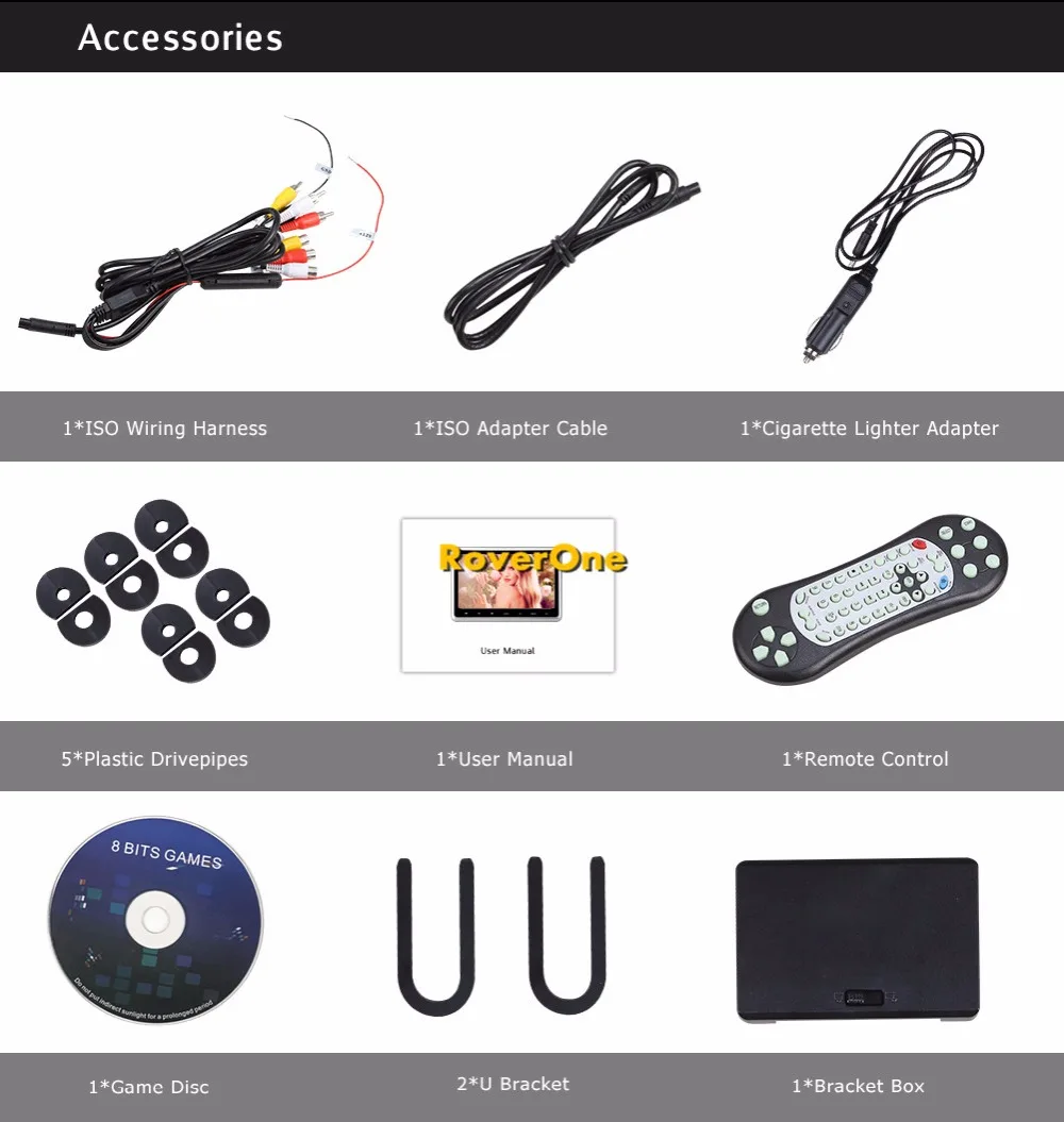 Автомобильный DVD плеер на подголовник с сенсорным экраном HD 1080P 2 шт.|dvd stereo|dvd player