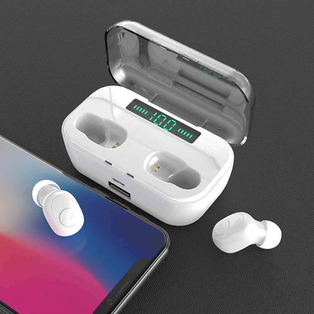G6S TWS 5,0 Bluetooth беспроводные наушники 8D стерео наушники 3500 мАч светодиодный умный внешний аккумулятор держатель для телефона IPX7 водонепроницаемые наушники