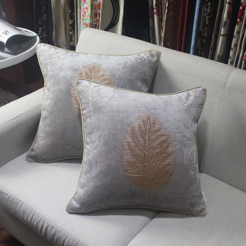 Роскошный чехол для подушки в европейском стиле элегантный жаккардовый с