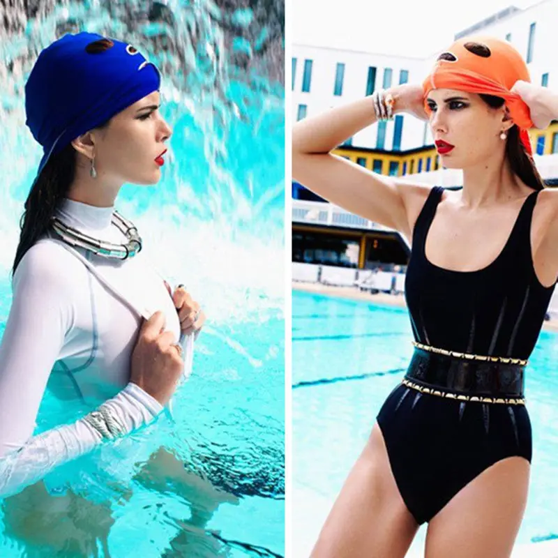 Одежда заплыва Кепки Защита от солнца экран маска УФ Солнца защиты головы