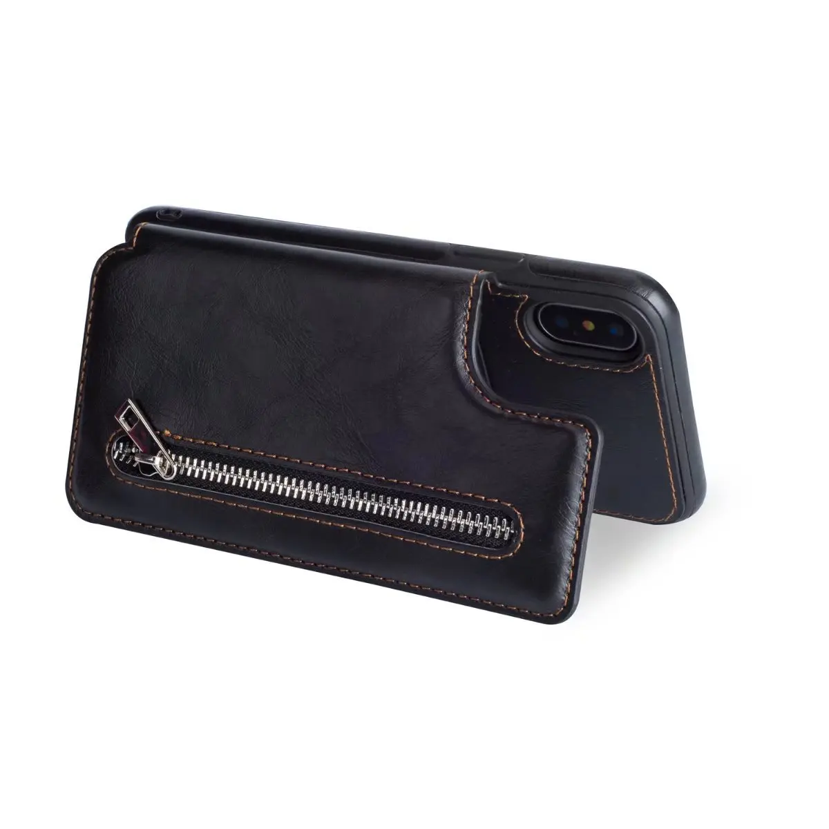 للبيع 2018 موضة جديدة جلد الوجه حقيبة لهاتف سامسونج نوت 8 فتحة للبطاقات حامل سحاب محفظة حقيبة لهاتف سامسونج غالاكسي S9 S8 زائد S7 Edge