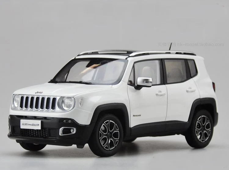 1/18 джип ренегатский Чероки автомобиль из литого металла модель SUV белый серый коллекция подарок