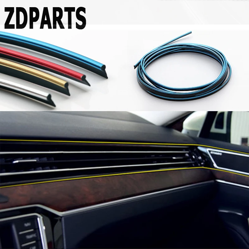 ZDPARTS 5 м автомобильный Стайлинг для Ford Focus 2 3 Fiesta Mondeo Kuga Kia Rio Ceed Sportage 2017|Лепнина