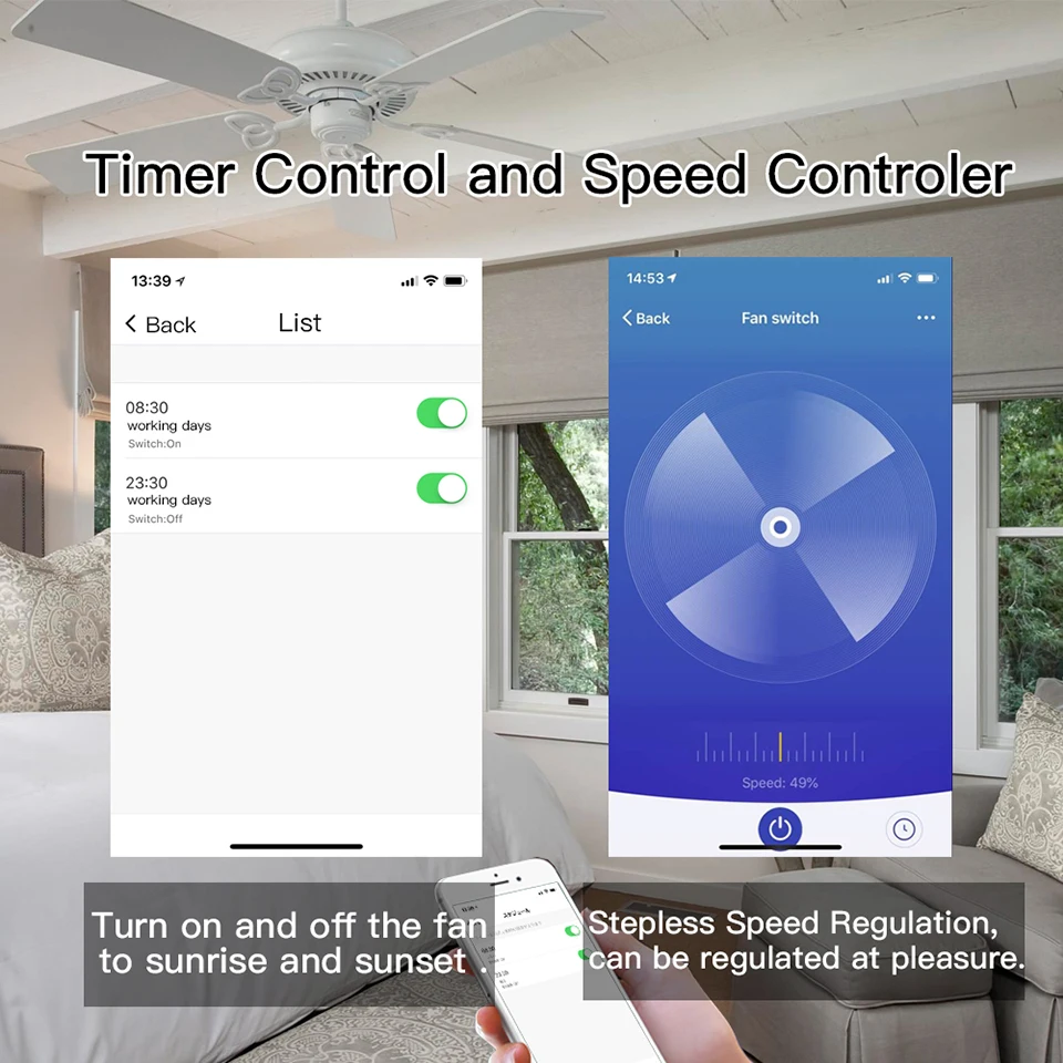 Умный потолочный выключатель Tuya Smart Life с поддержкой wi-fi и таймером | Обустройство