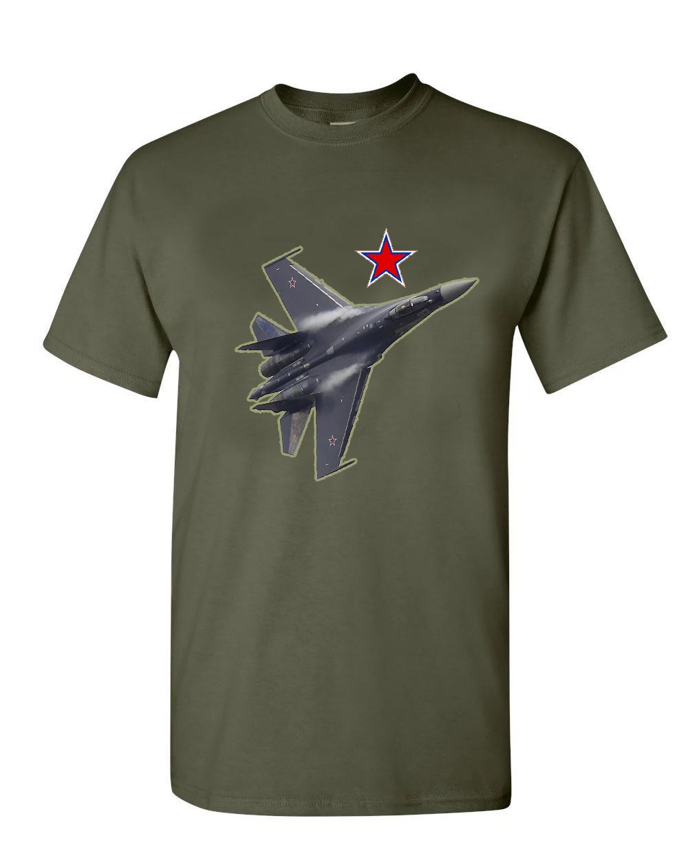 Сухой Su 30 Flanker C русская Air Force Jet футболки S 3XL|Мужские футболки| |