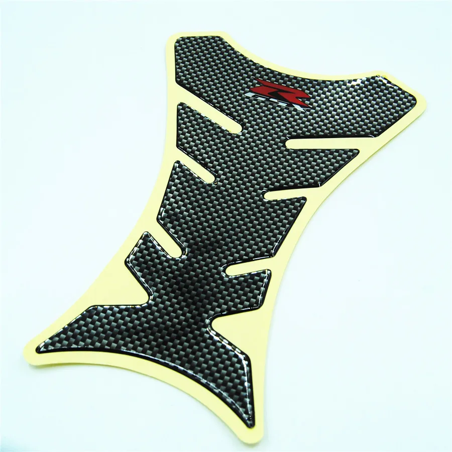 Обычной почтой мотоциклетные Fishbone форме наклейки углеродного волокна Топливный