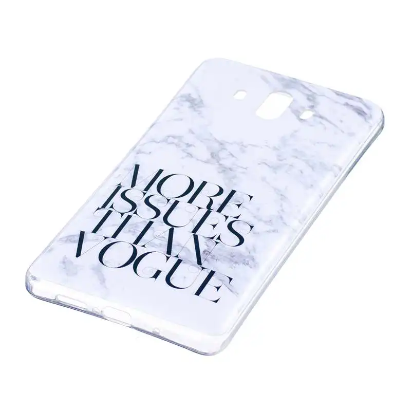 TPU Phone Cases For Huawei Mate 10 P8 Lite Case Silicone Cover Y3 Y5 Y6 2017 Marble Texture Coque |
