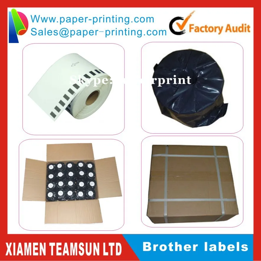 6x Rolls Brother Совместимые Этикетки dk 22214 прямые метки|brother label|tag tagtag lines |