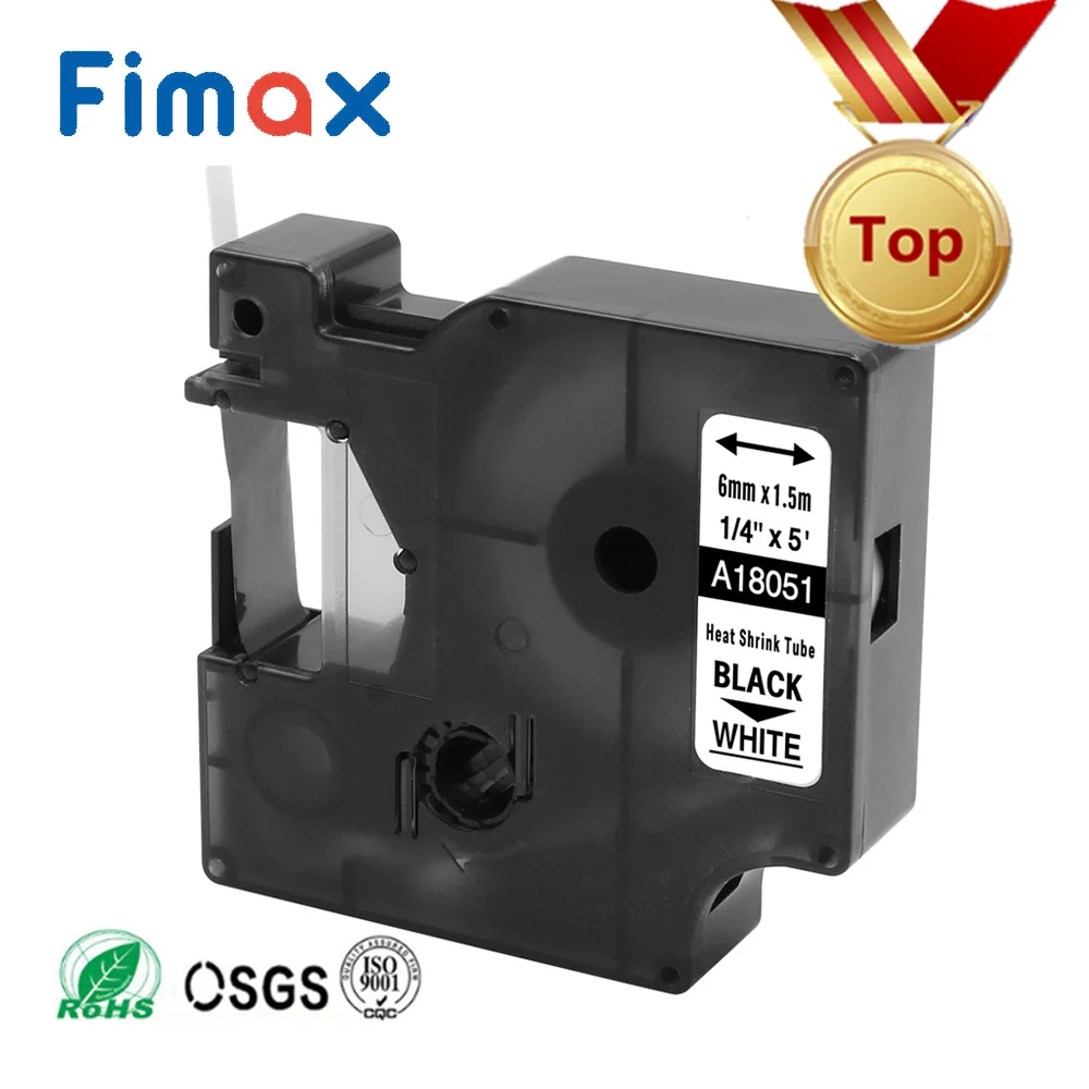Fimax 1 шт. 18051 18052 совместимый с промышленными термоусадочными трубками Dymo 18053 18054 18055
