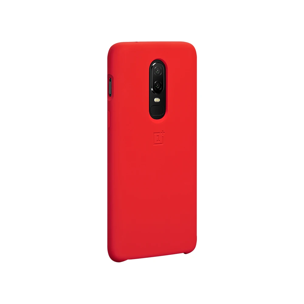 Силиконовый чехол для oneplus 6 официальный защитный чехол красного цвета one plus 6 coque oneplus 6 funda oneplus six