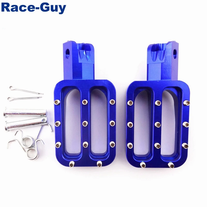 Синие Алюминиевые Подножки с ЧПУ для ног китайского питья грязеотталкивающий