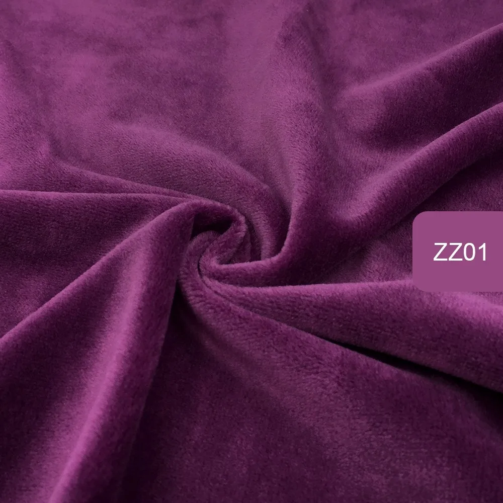 ZZ01 1,5 мм ворс Длина 45x50 см мягкая плюшевая ткань ручной работы DIY кукла Зимняя одежда Толщина флис печать Minky ткань 40 Цвета выбрано - Color: ZZ01