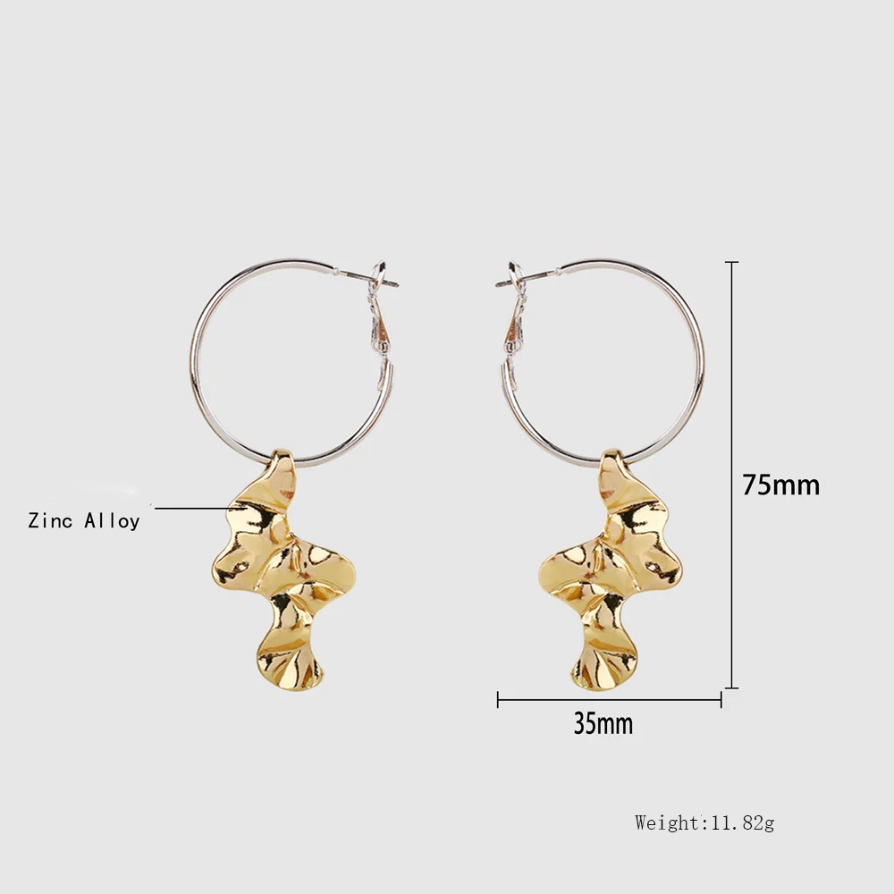 Женские массивные круглые кулоны на обруче Amaiyllis новые серьги-подвески в стиле