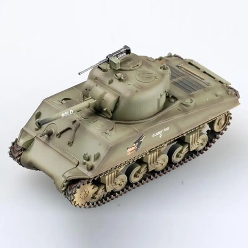 WW2 M4A3 Танк Шерман армии США Койот картина выветривание без литья под давлением 1/72