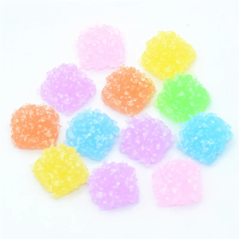 10 шт 16 мм смешанные формы сердца моделирование Gummy конфеты мяч | Смола кукольный