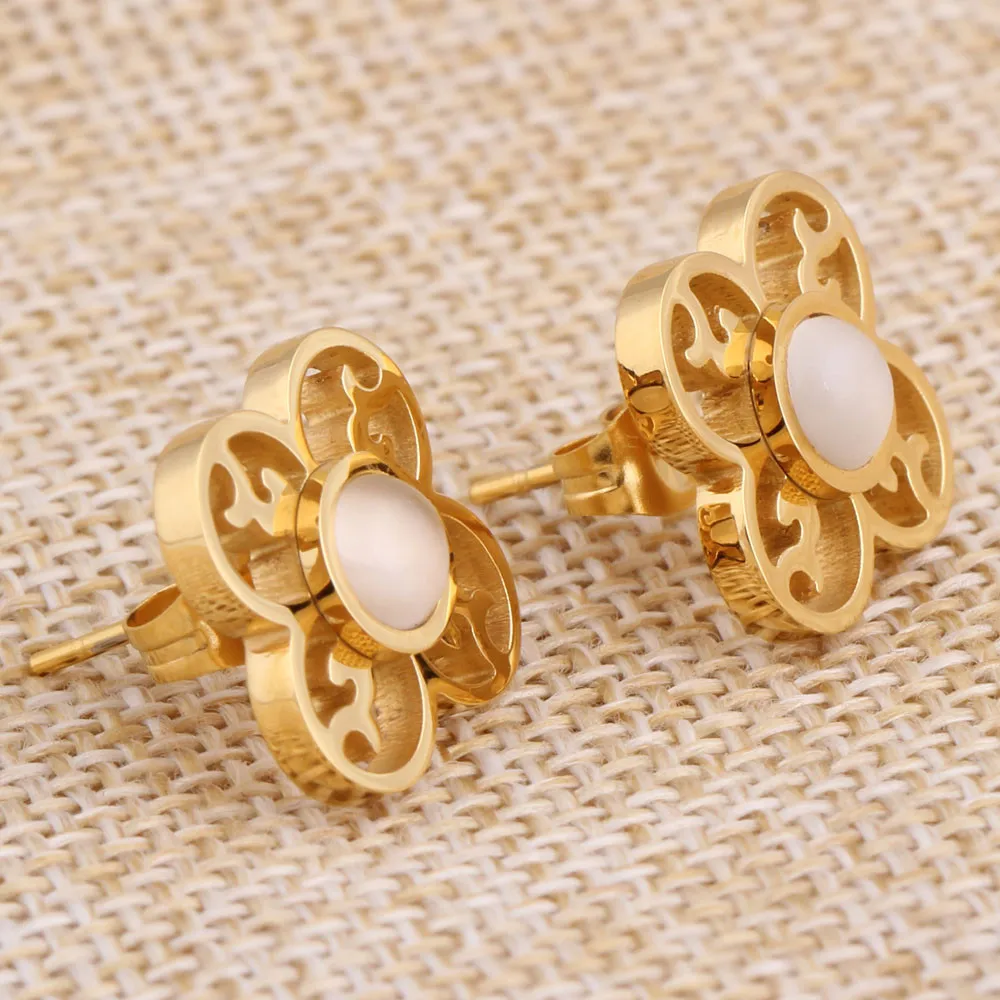 Женский ювелирный комплект из колье и серёг нержавеющей стали 316L|bridal jewelry sets|jewelry