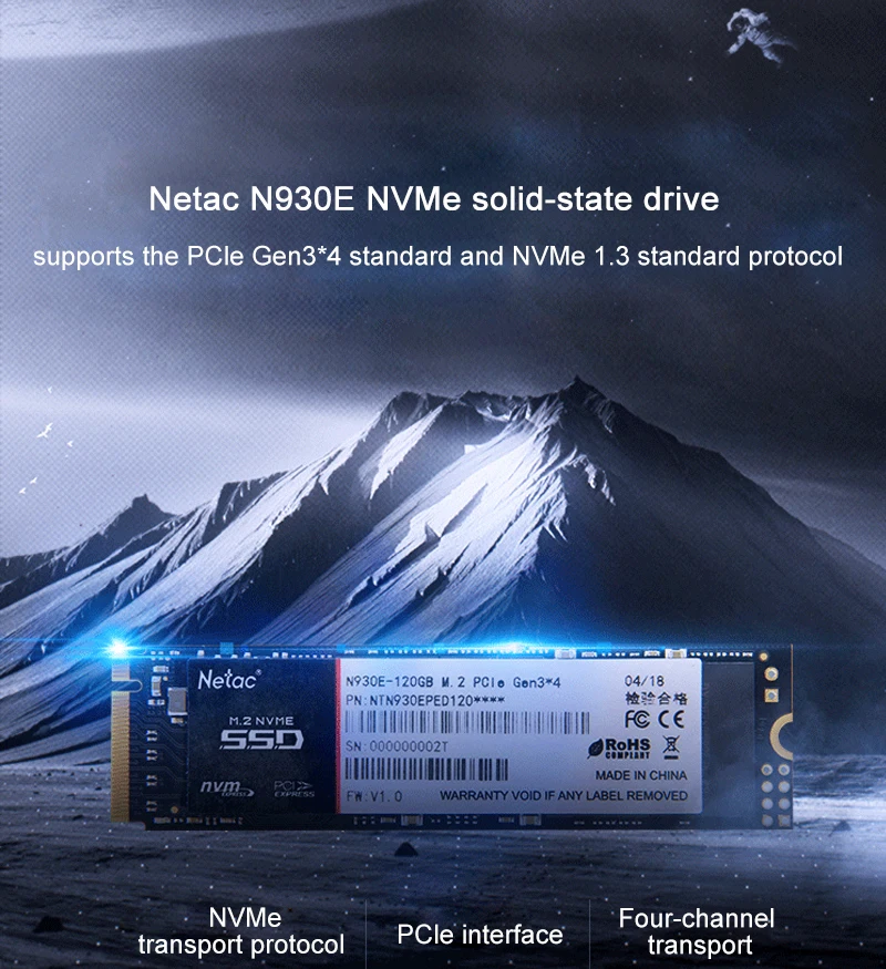 Netac Original SSD N930E PRO Solid State Drive SATA3 60G 120G 240G 480G SSD For Laptop Desktop Hard Drive TLC Solid State Disk