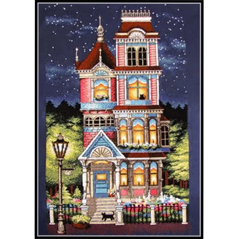 Дома diy алмазная живопись квадратная дрель полная Алмазная вышивка крестиком