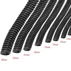 EE Поддержка 6 м Длина многоразмерная ширина раздельный станок проволока Автомобильная гибкая трубка проволочный шланг черные автомобильные аксессуары