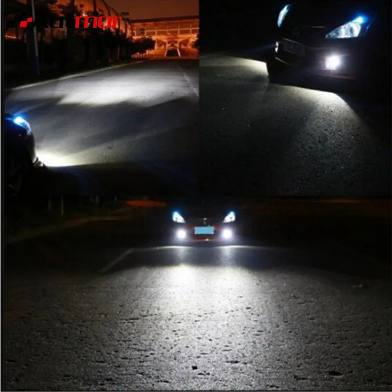 

AUTMOR 2PCS Car LED Fog Lights 80W 9005/HB3 9006/HB4 H10 3030SMD 12V 80W 6000K Car Replacement Parts Auto Accessories