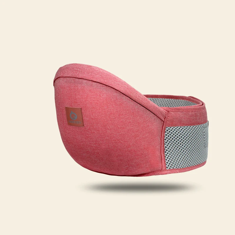 pink Honeylulu 3D Hollow Breathable Waist Stool Baby Carrier Seat Stool Sling For Newborns Kangaroo For Baby Hipsit Ergonomic Sling - Цвет: pink
