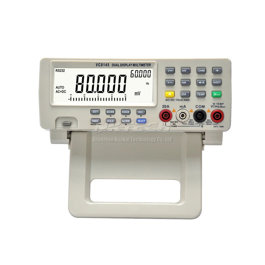 Vici Цифровой мультиметр VC8145 скамейка вольтметр PC DMM 80000 цифра Кепки B0255|multimeter