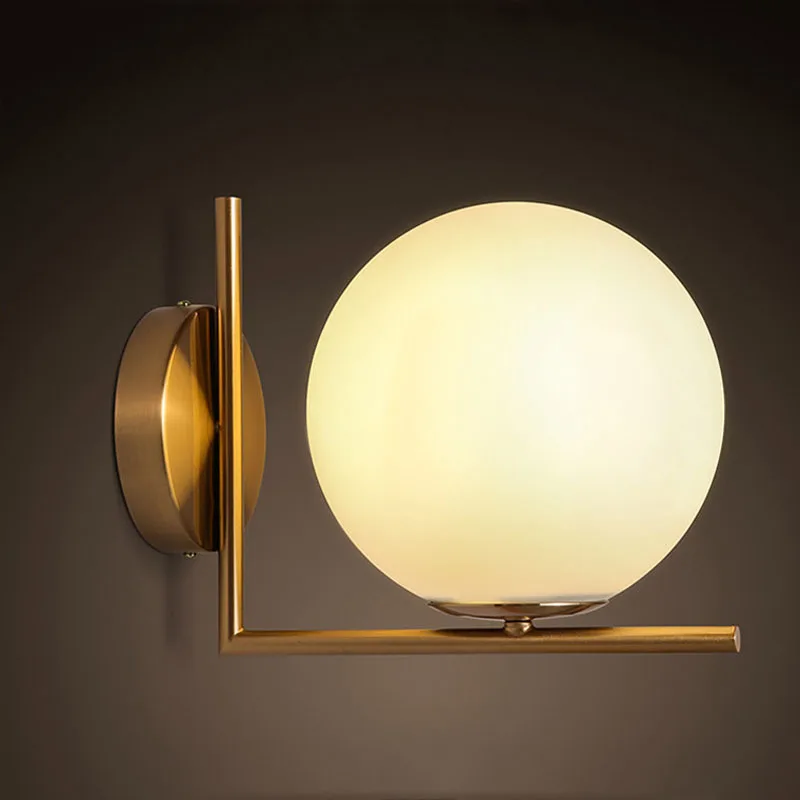 Настенный светильник в скандинавском стиле Минималистичная лампа постмодерн из