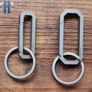 Кольцо для ключей из титанового сплава SL, подвесная Пряжка, для улицы, EDC, карманный титановый брелок