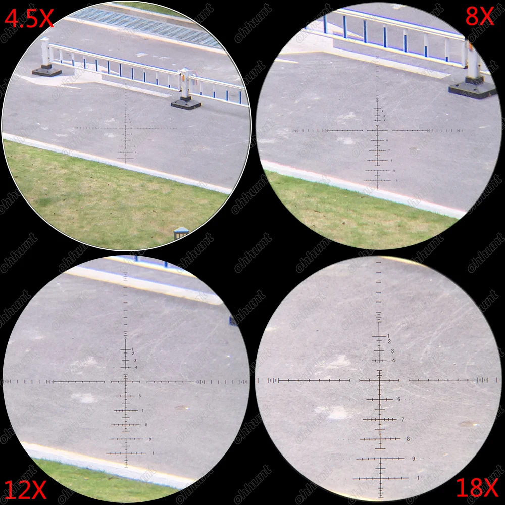 Lambul 4 5 18X44 Воздушный прицел Регулируемый зеленый красный охотничий легкий