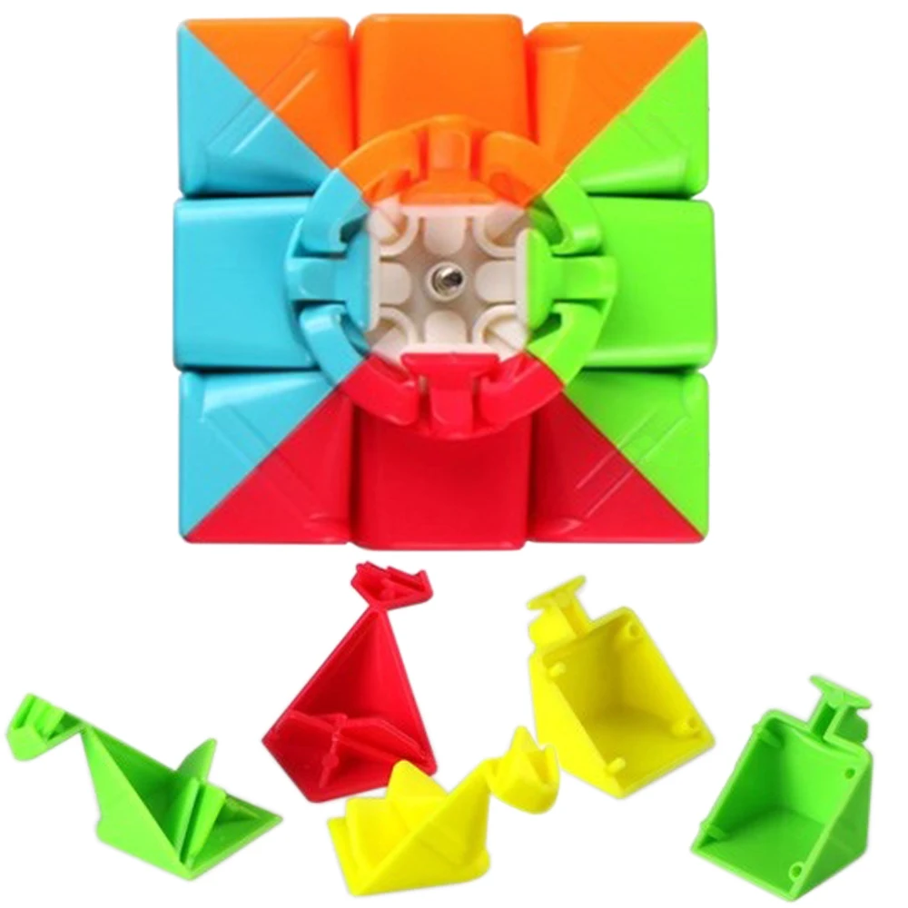 3x3x3 QiYi Warrior W Профессиональный 3-слойный магический куб 3*3*3 скоростная головоломка Нео Куб антистресс 5,7 см Cubo Magico