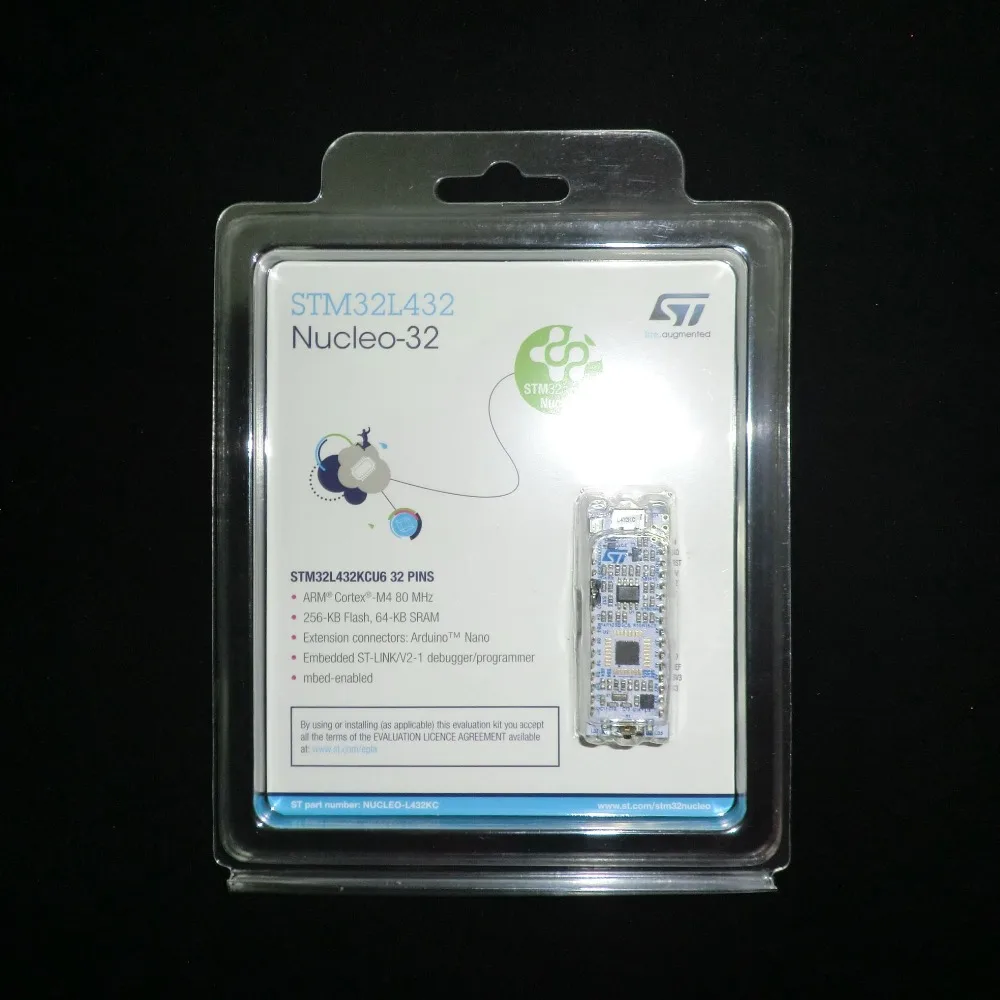 1 шт. x NUCLEO-L432KC ARM 16/32-BITS MICROS макетная плата с STM32L432KCU6 MCU NUCLEO L031K6
