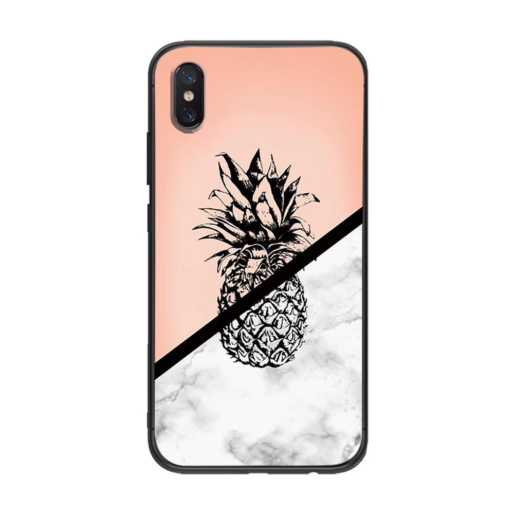 Мягкий чехол из ТПУ с мраморным узором для Xiaomi Redmi Mi6 8 9 A1 A2 F1 Plus 5/5 M8 Lite силиконовый