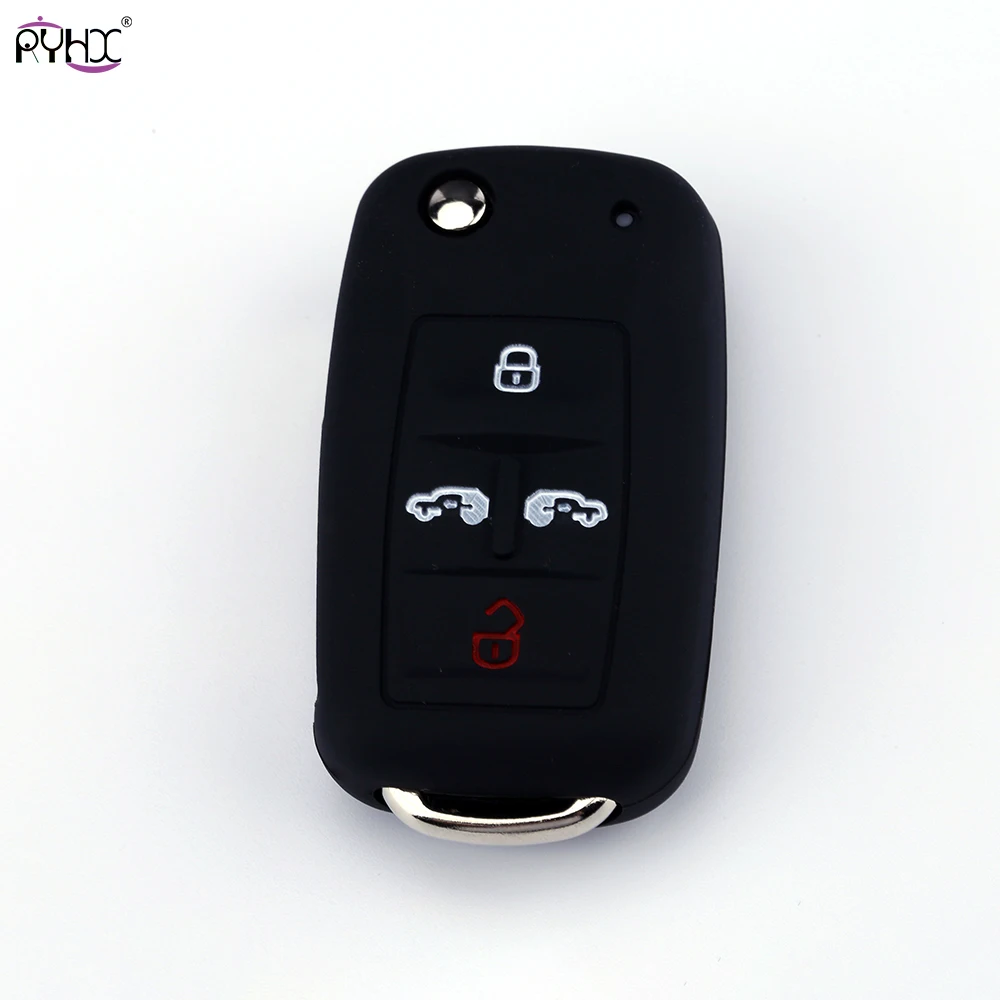 Силиконовый для ключа автомобиля чехол Для Поло 2016 2017 2018 2019 Golf 7 MK7 Skoda Octavia combi A7