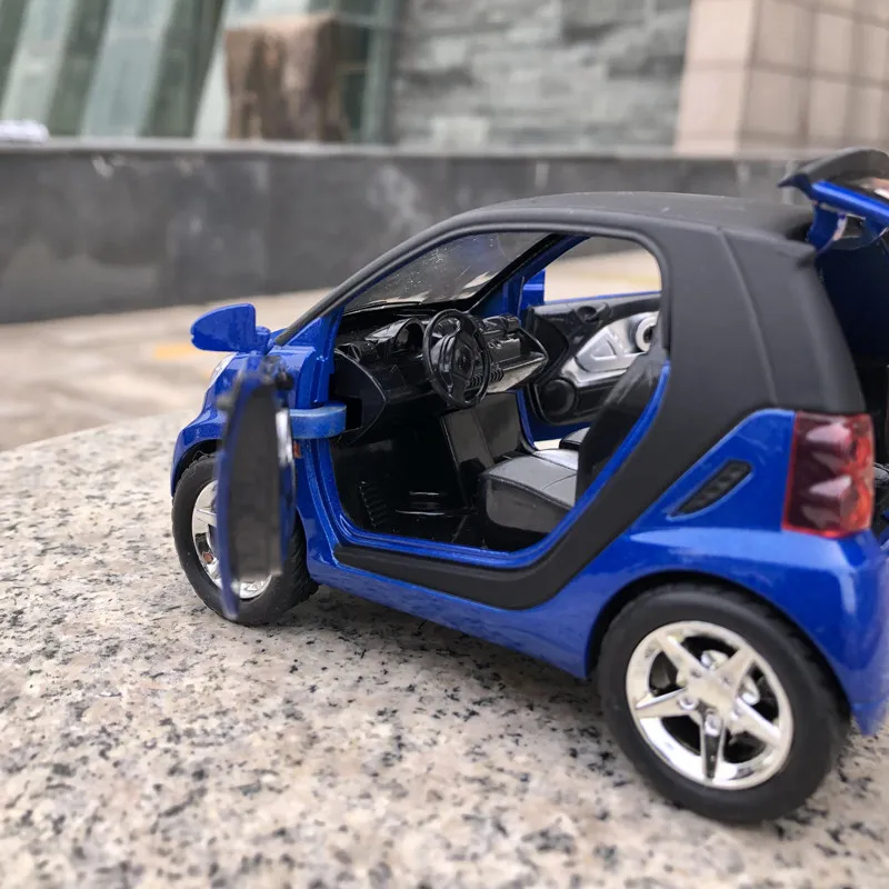 1:43 миниатюрный игрушечный автомобиль SMAR из сплава две модели имитация масштаба