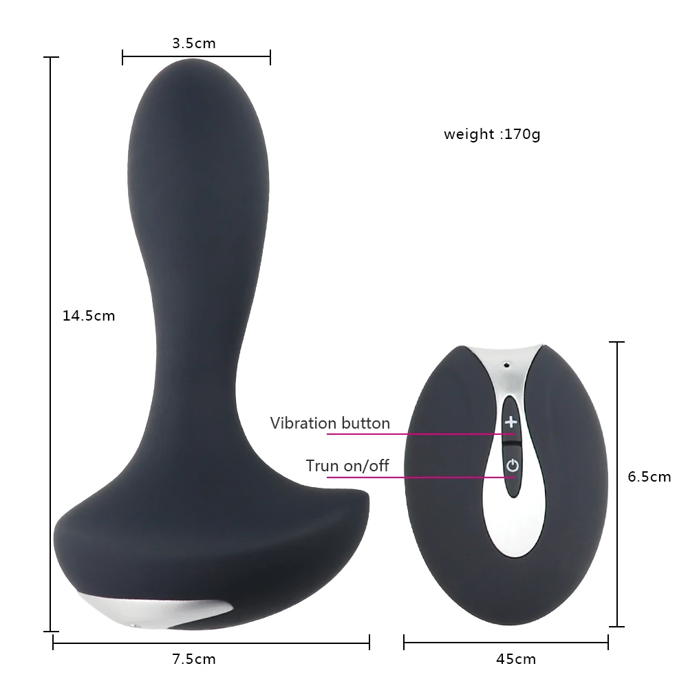 Мужской анальный вибратор nuo беспроводной с дистанционным управлением