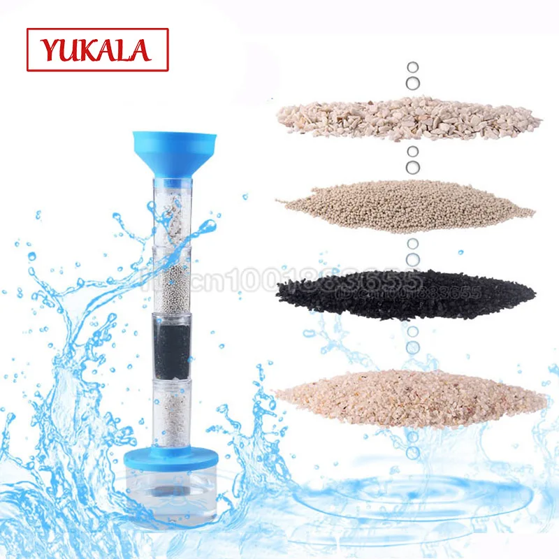 Новый набор для очистки воды DIY science eduction зеленый фильтр Детские