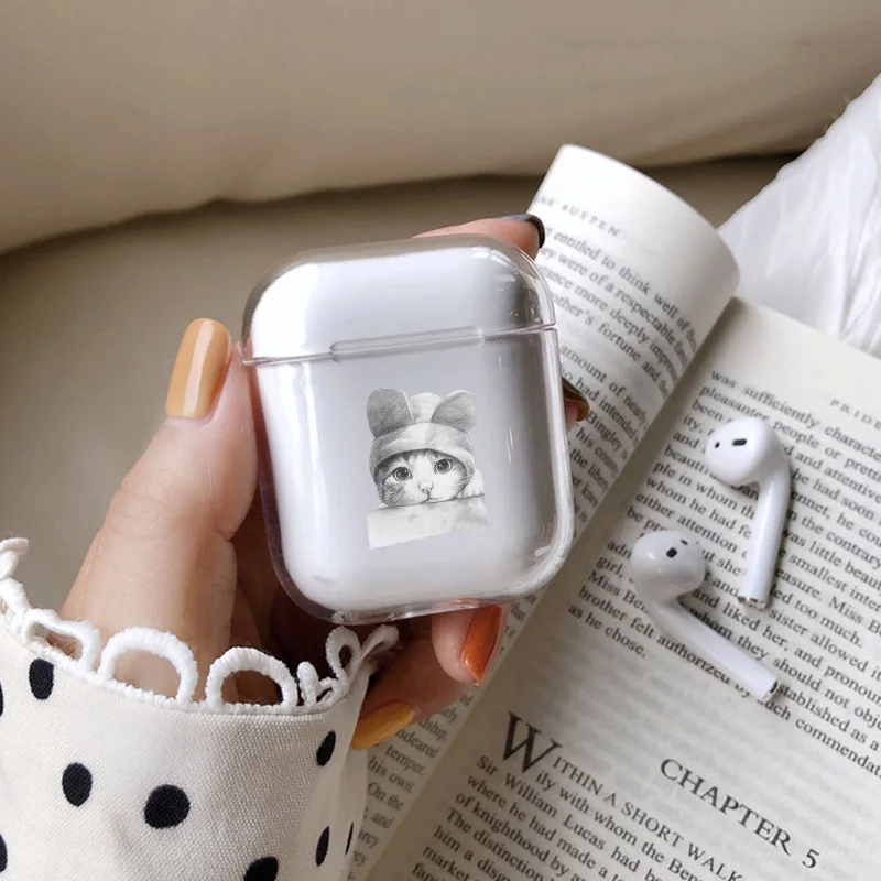Чехол для Apple airpods с изображением животных чехол милых домашних собак кошек