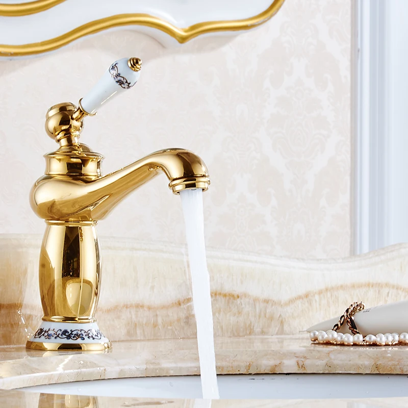 Роскошный медный смеситель для ванной комнаты с бесплатной доставкой в