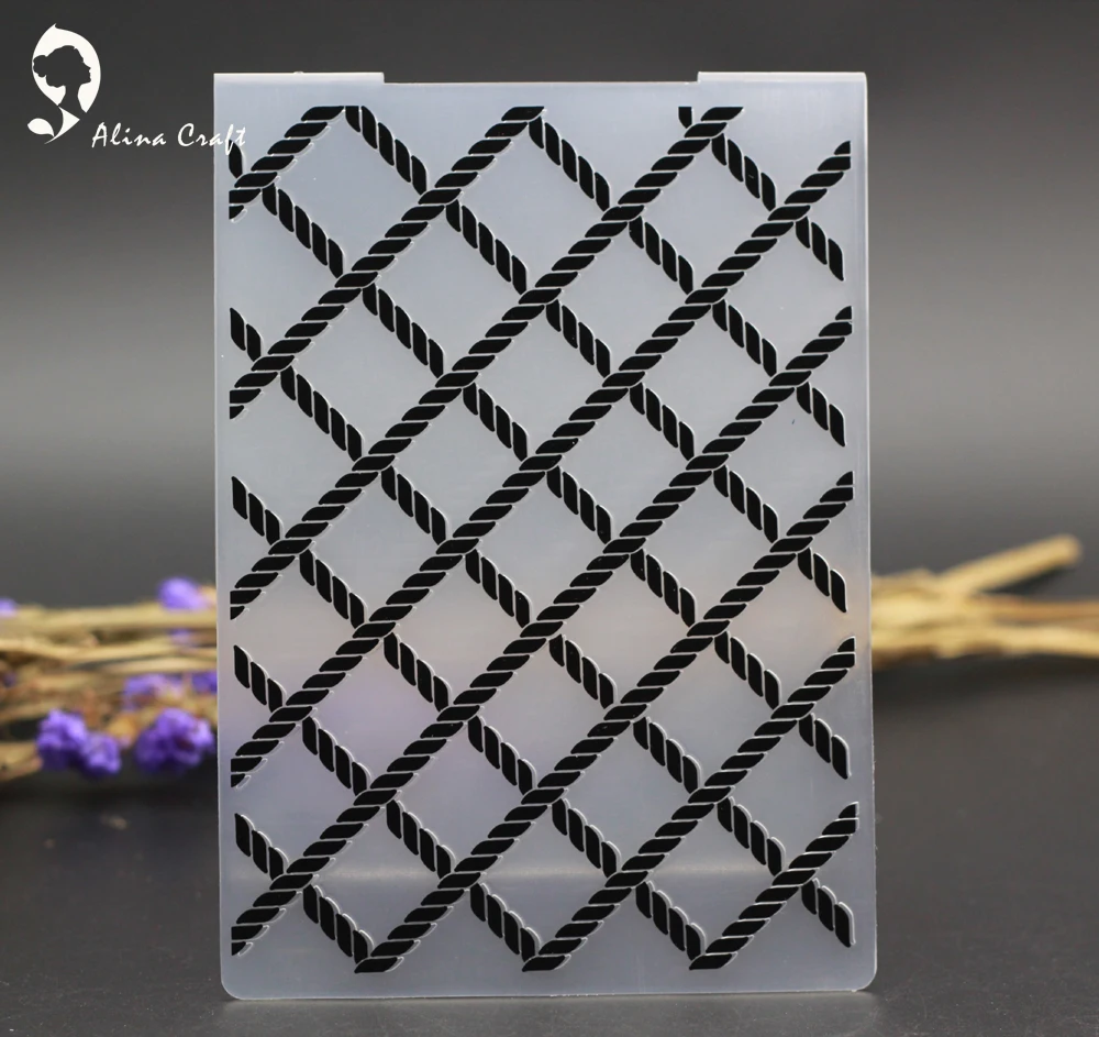 Пластиковый с тиснением папка время от времени сетки для скрапбукинга &quotсделай