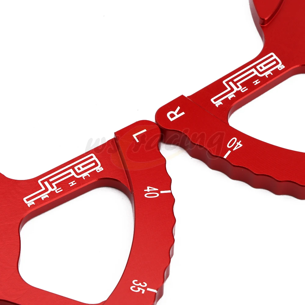 Красный регулятор цепи с ЧПУ для Honda CRF150F CRF230F 2003 2017 CRF230L 2006 2010 CRM250 AR XLR250R XR250R XR250L XR400R