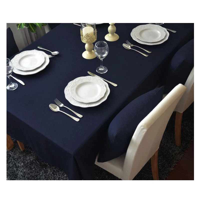 Хлопковая вязаная крючком скатерть для вечеринки Tischdecke прямоугольная каминная