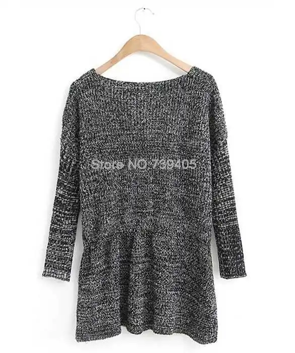New 2014 Fashion warm winter Waist Elastic pullover women sweater Vintage Knitwear knitted sweaters B12 SV004928 | Женская одежда