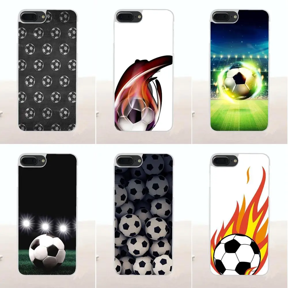 Bixedx Fire футбольный мяч для Apple iPhone 4 4S 5 5C SE 6 6S 7 8 Plus X мягкий модный чехол из ТПУ