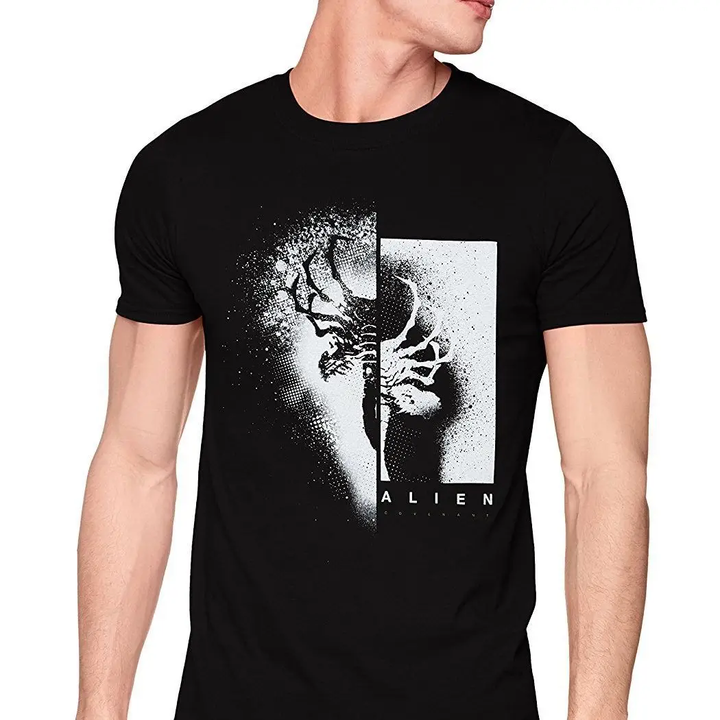 Чужой завет-FACEHUGGER спрей футболка Размеры: M L 2XL-new &amp официальный | Мужская одежда