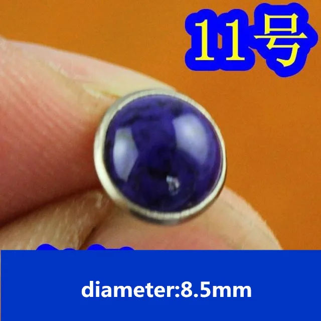 11 50 шт. 8,5 мм полукруглые цветные бирюзовые заклепки DIY металлические заклепки панк для обуви сумки джинсы одежда ремесла поставки ремень винт - Цвет: 11