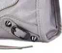 Light gray Горячая Распродажа, Европейский стиль, Мягкая Мини мотоциклетная сумочка из искусственной кожи для женщин,, маленькая сумка через плечо с заклепками и кисточками с зеркалом - Цвет: Light gray